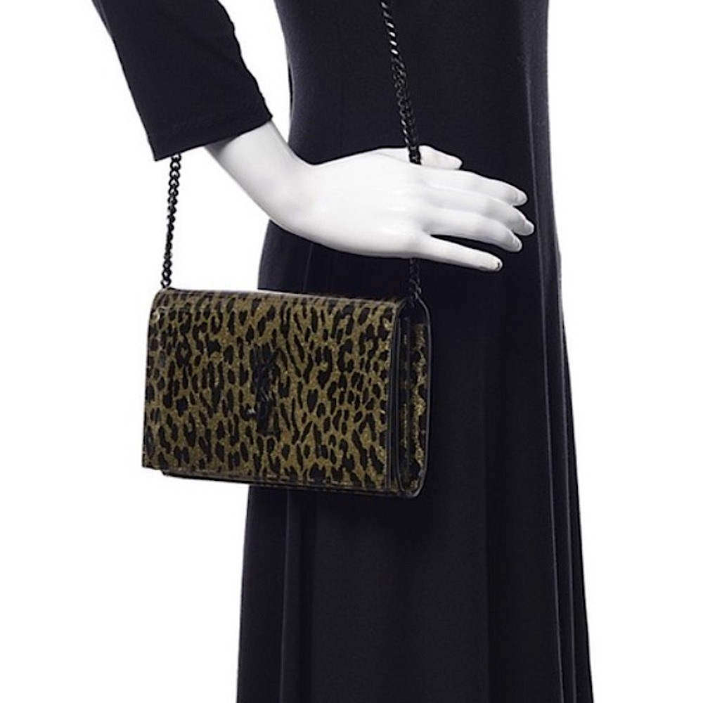 YSL Leopard Chain Purse Wallet - Picture 2 of 10
